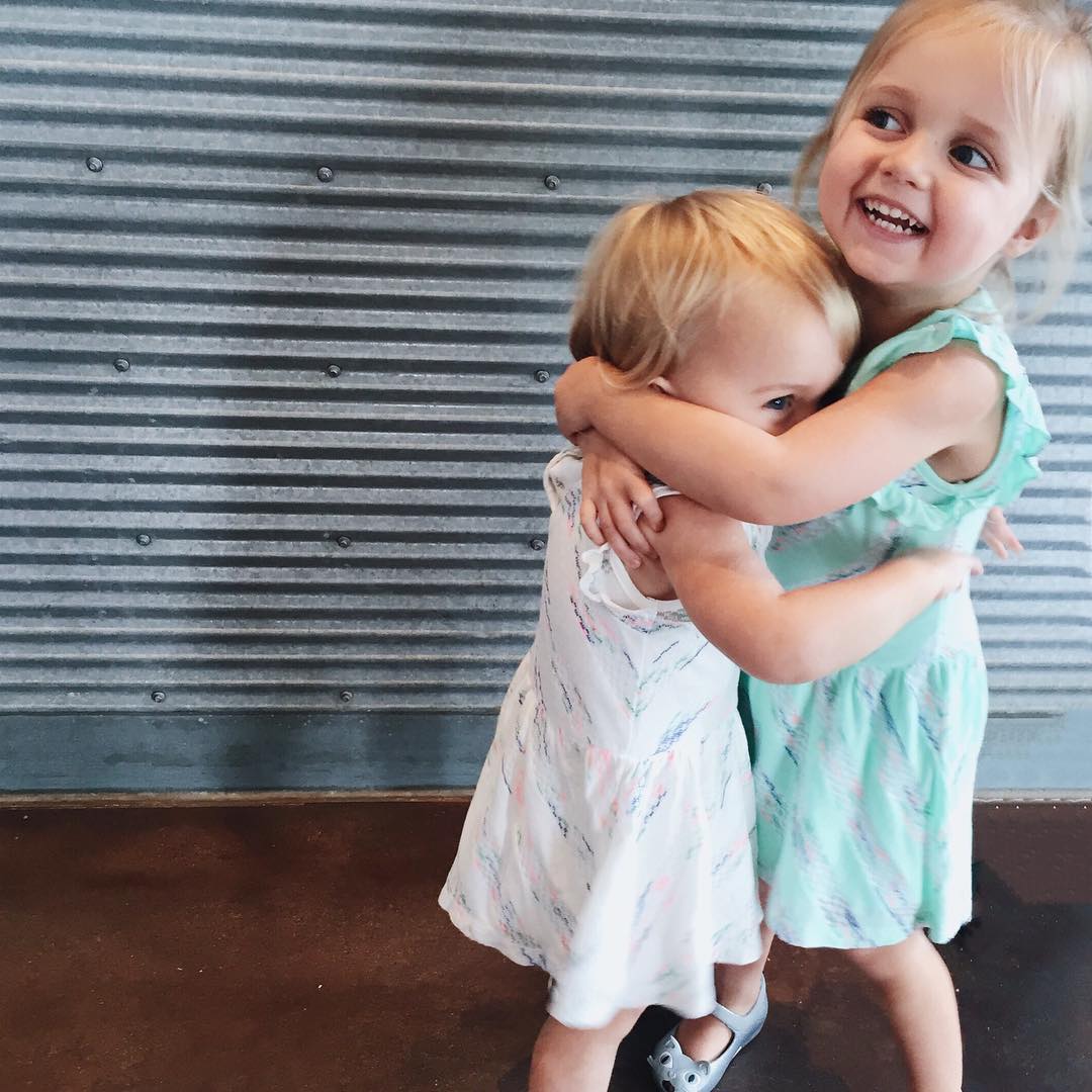 Its Friday hug it out fbf bighug splendid littles sistershellip
